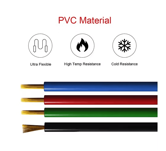 1m of 22AWG 0.34mm Ribbon Wire 4Pin Cable