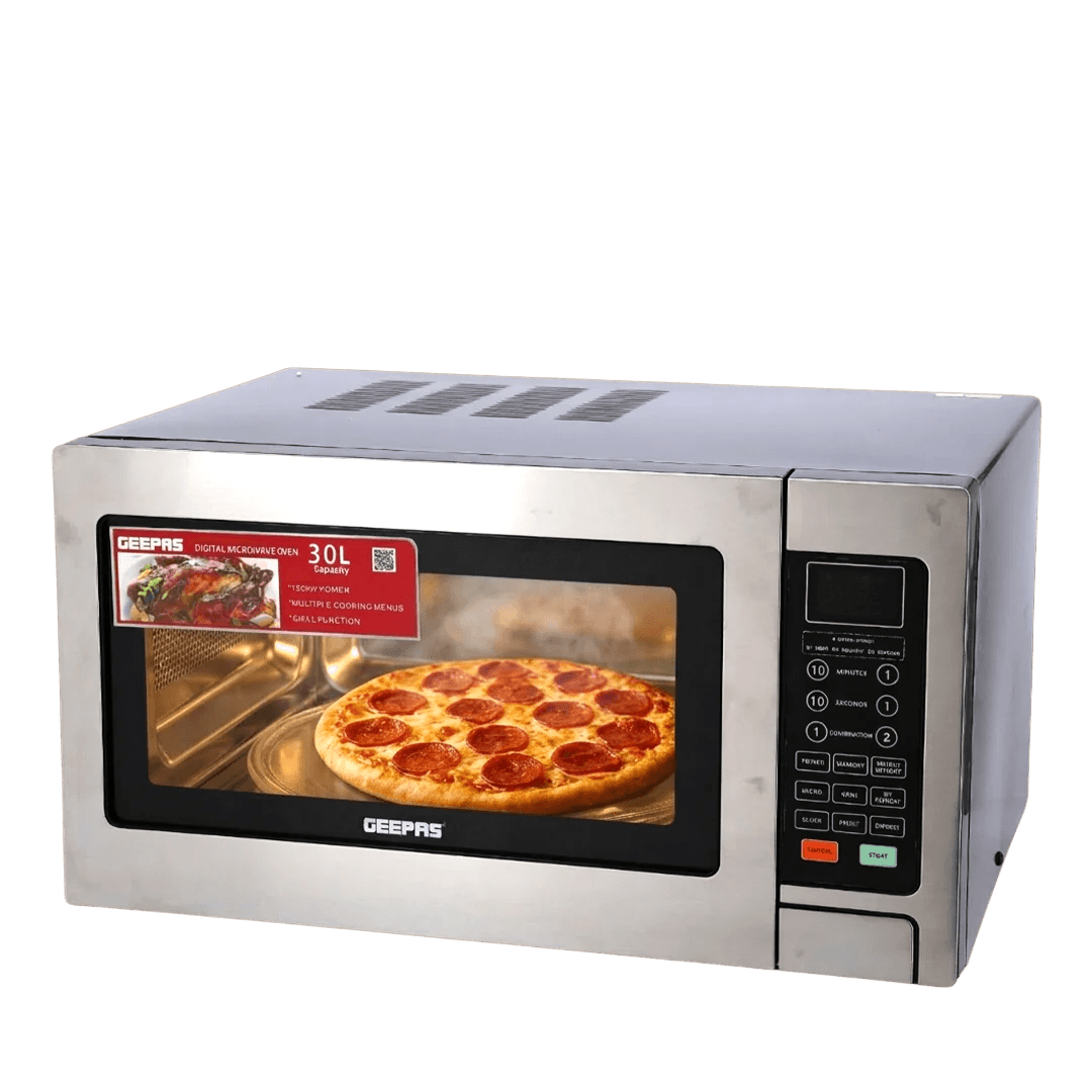 Geepas Digital Grill Microwave Oven GMO1897, 30L