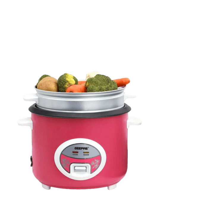 Geepas Deluxe Rice Cooker GRC4329, 1.8L Capacity