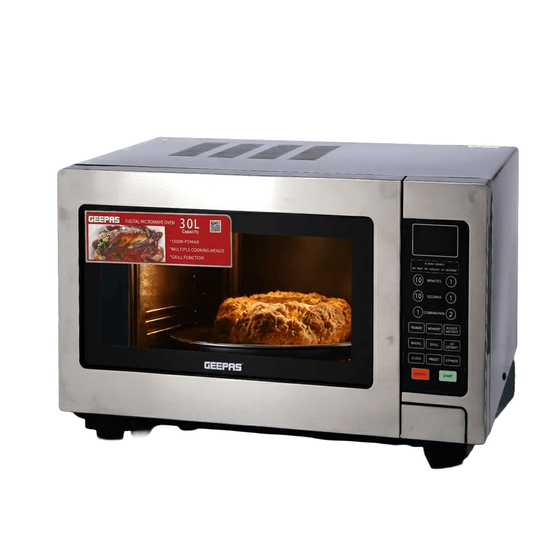 Geepas Digital Grill Microwave Oven GMO1897, 30L