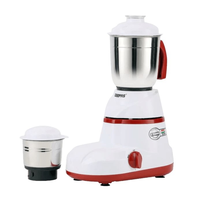 Geepas 2-IN-1 Mixer Grinder- GSB5456, 550W Powerful Motor