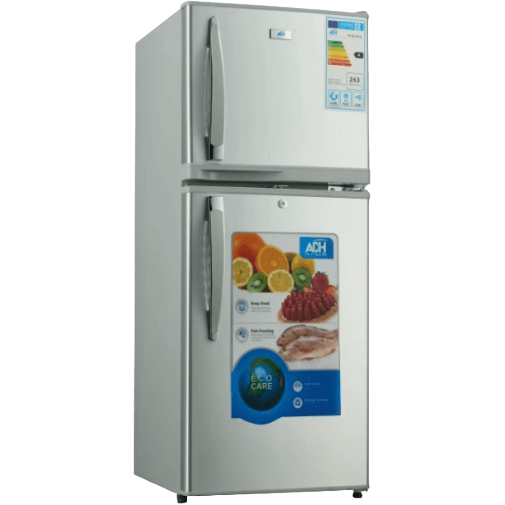 ADH 138 Litres Fridge, Double Door Top Mount Freezer Defrost Refrigerator