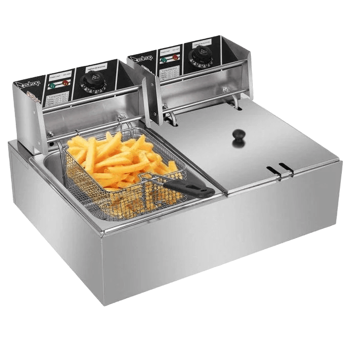 ADH Electric Deep Fryer 12L AEF-802BN (6+6litre)