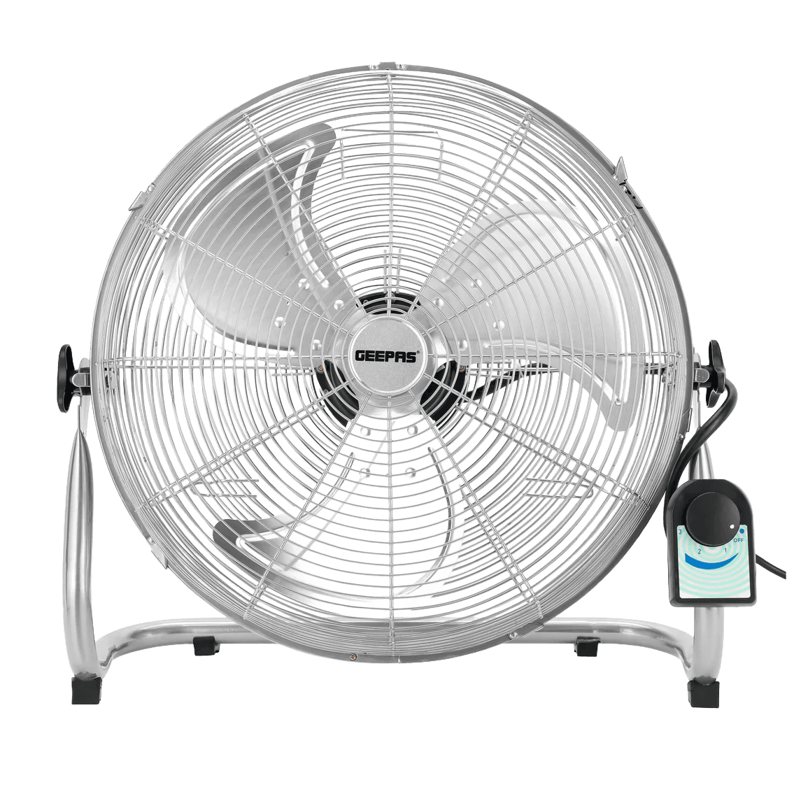 Geepas GF21196 18 Inch Industrial Metal Floor Fan