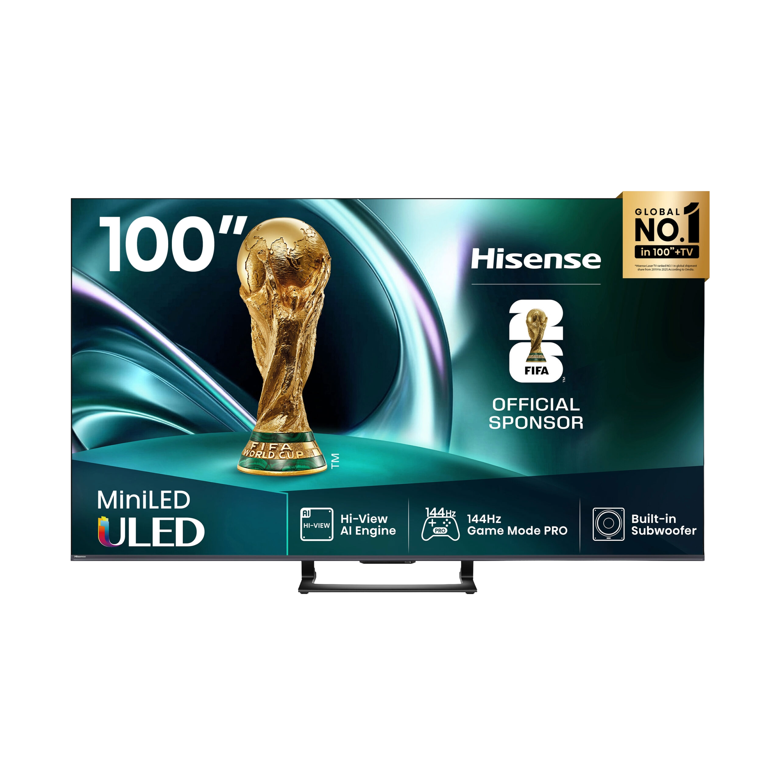Hisense 100U7Q | 100″ Mini-LED 165Hz VRR ULED