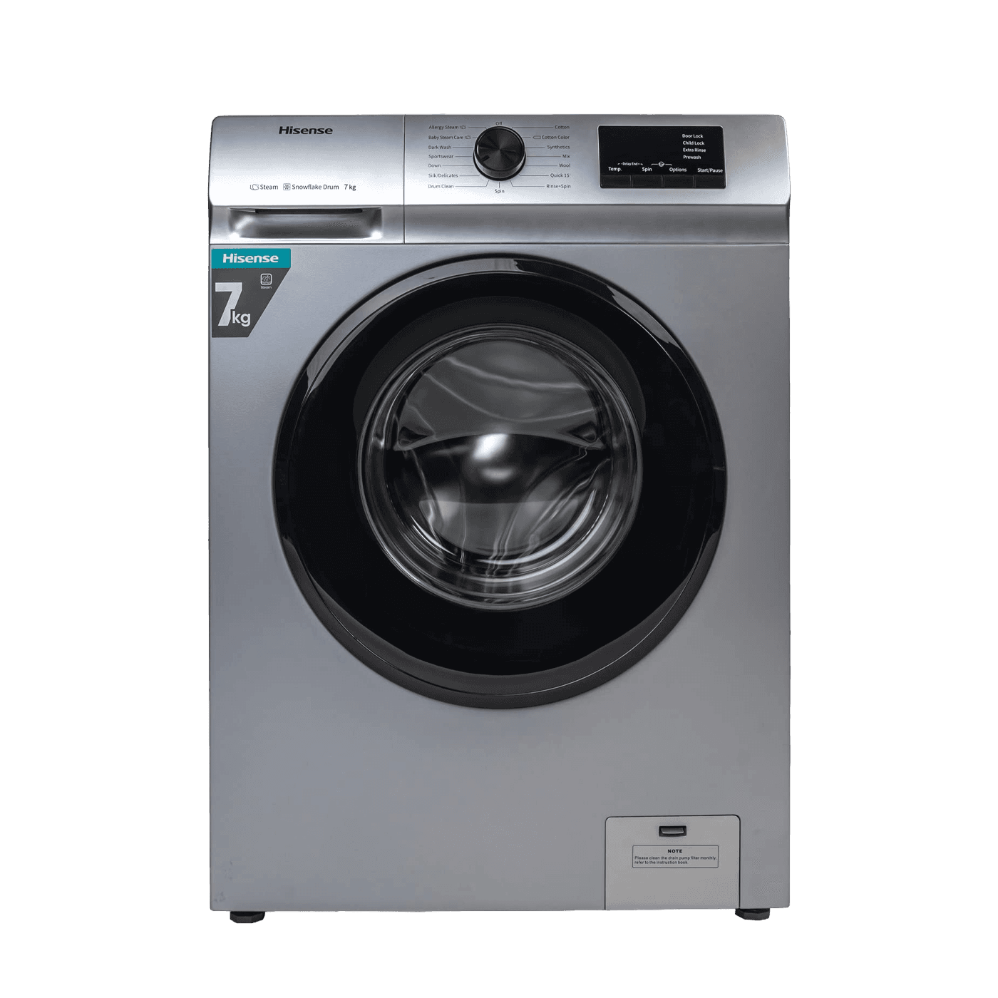Hisense 7KG Automatic Front Load Washing Machine