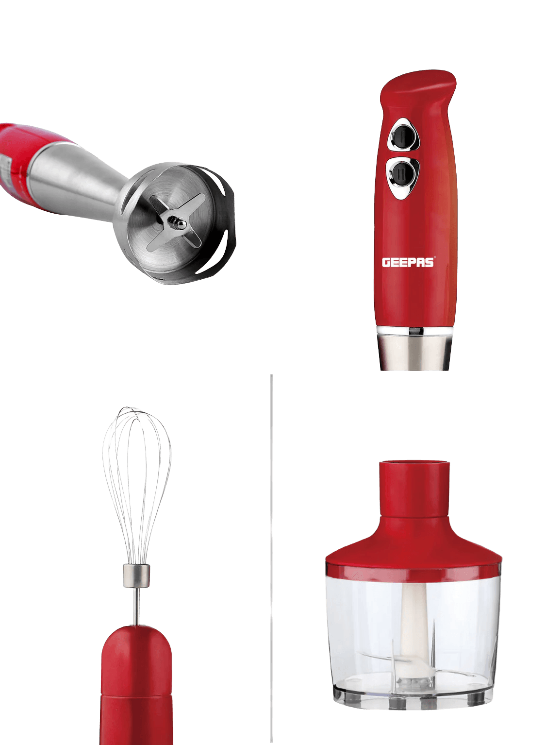 Geepas GHB6136 Hand Blender, 400W DC Motor