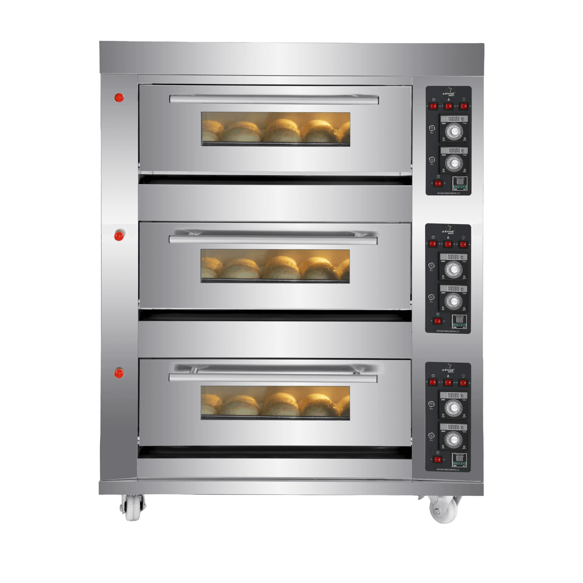 ADH Commercial Electric Baking Oven 3 decks 6 trays