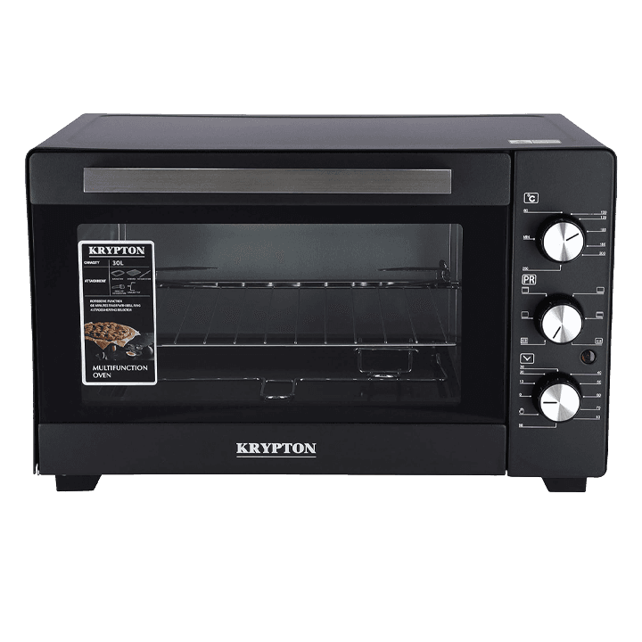 Krypton 30L Electric Oven Rotisserie 1600W Black, KNO5324