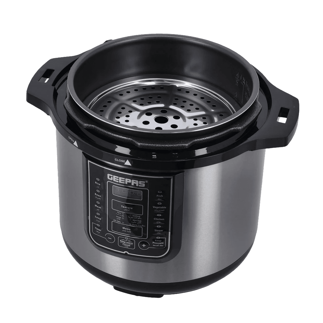 Geepas Digital Multi Cooker GMC35030, 12L Capacity