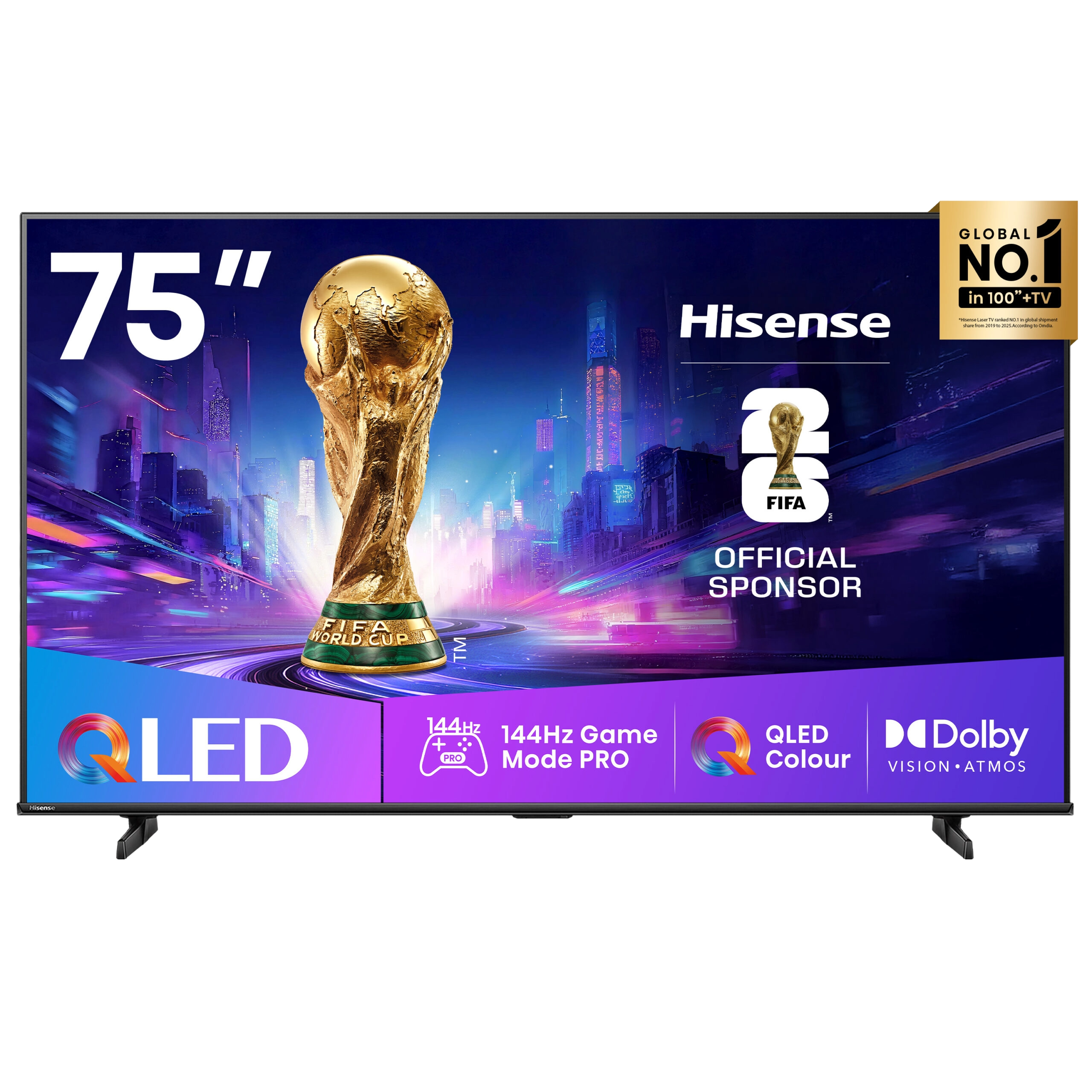Hisense 75Q7Q 75 Inch LED 144Hz VRR QLED TV