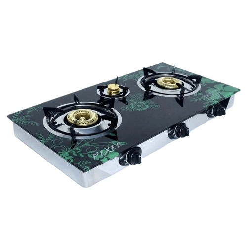 YS-103 yes 3 burner gas stove top glass