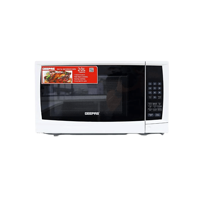 Geepas Digital Microwave Oven GMO1895, 20L Capacity
