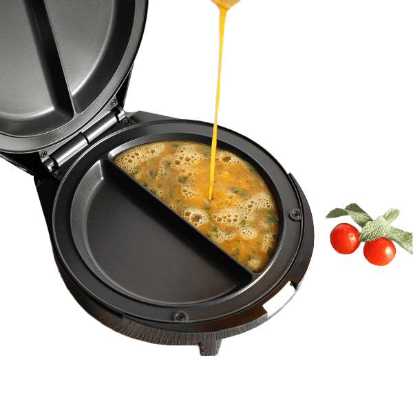 Geepas 2 Slice Non-Stick Omelette Maker, Egg Fryer GOM36535