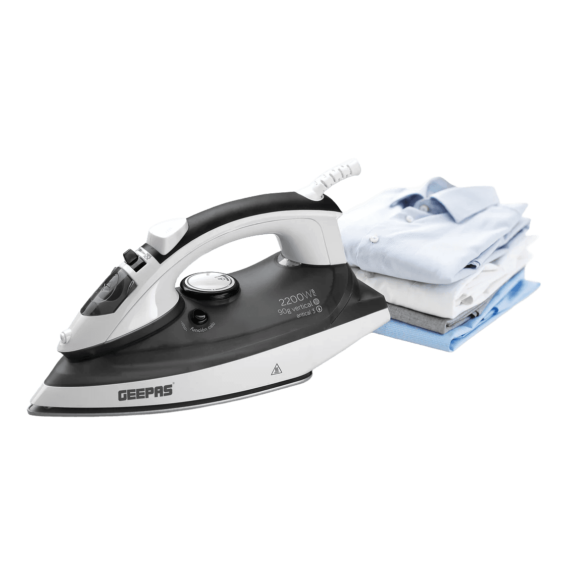 Geepas GSI7788 Ceramic Steam Iron 2000W- Temperature Control