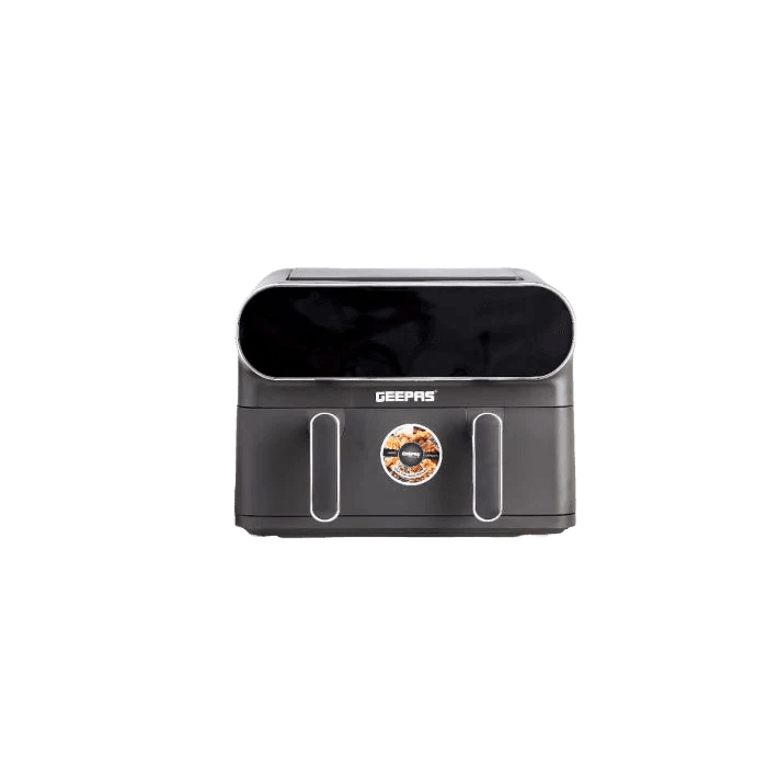 Geepas Digital Air Fryer- GAF37532, 11 L Capacity with 5.5 L Dual Baskets