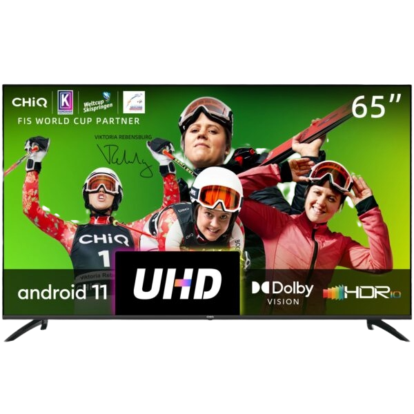 65 POR led android 4k UHD smart with frameless + BT