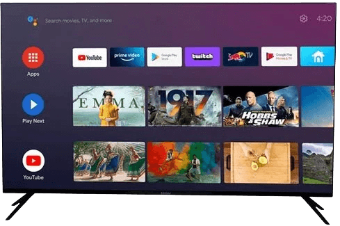 Smartec 43 Inch Android Smart HD LED Digital Frameless TV