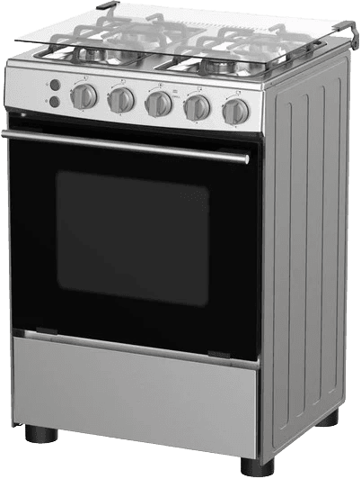 Hisense 60cm 4 Burners Full Gas Cooker with Gas Oven  (HFG60121X)