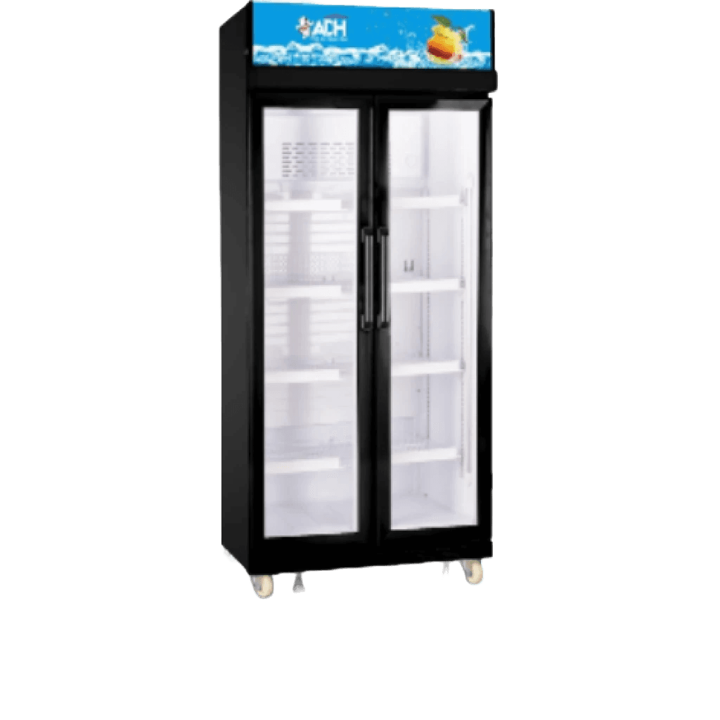 ADH 625 L 2Door Beverage Cooler Display Showcase Refrigerator