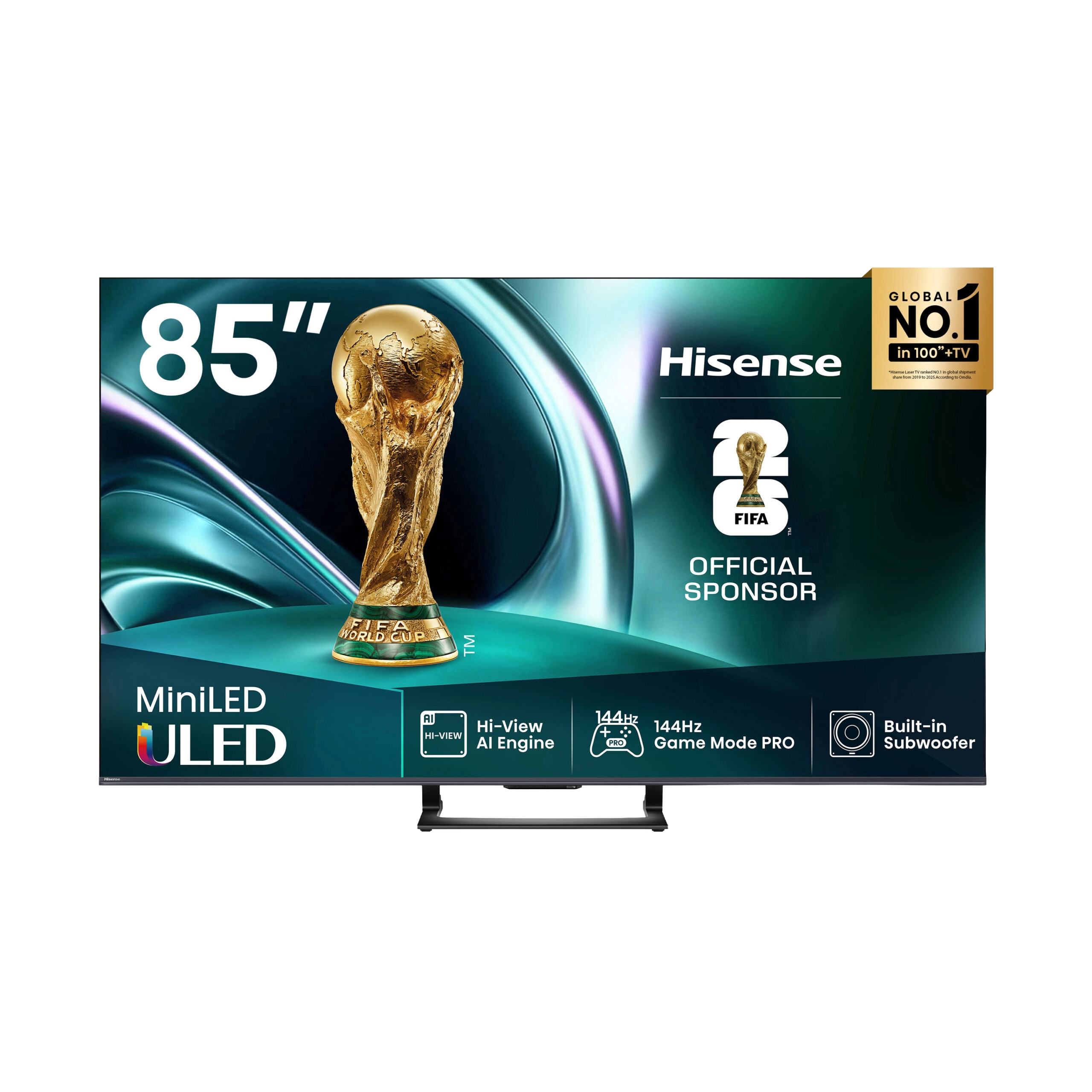Hisense 85U7Q 85 Inch Mini-LED 144Hz VRR ULED