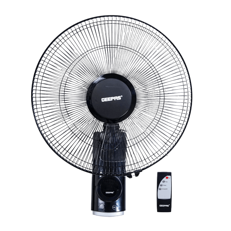 Geepas GF9479 16-Inch Wall Fan with Remote Control