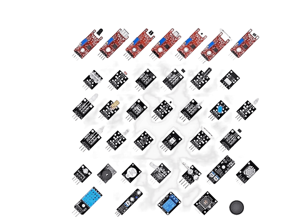 37 in 1 Sensor Modules Kit for Arduino and Raspberry PI with plastic box