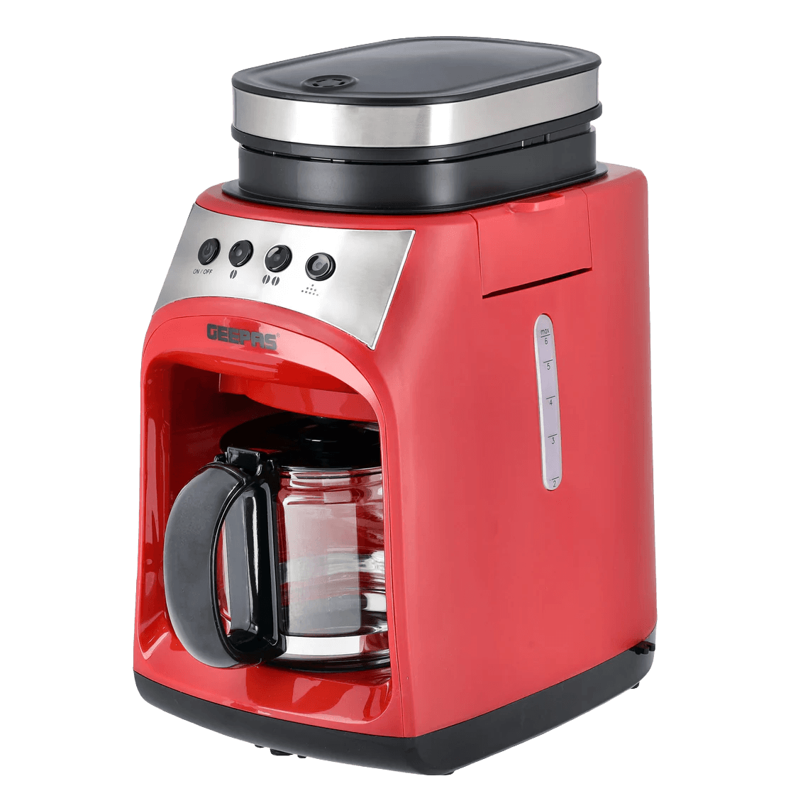 Geepas GCM41512 Grind & Drip Coffee Maker, 0.6L Capacity