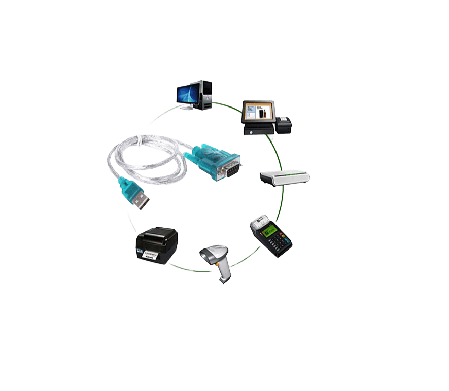 USB TO Serial - Transparent USB 2.0 TO RS232 Serial DB9 Adapter Converter Cable
