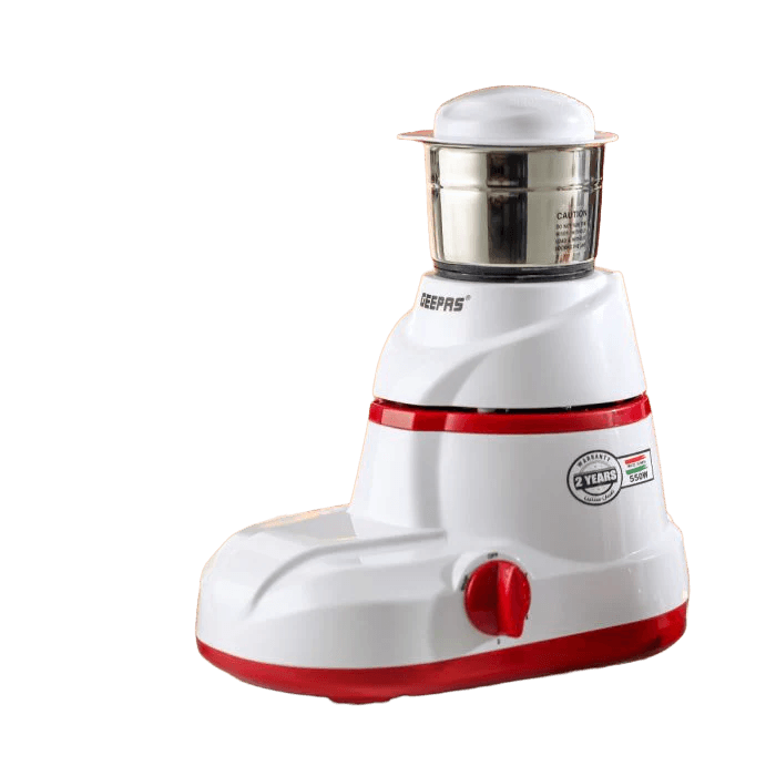 Geepas 2-IN-1 Mixer Grinder- GSB5456, 550W Powerful Motor