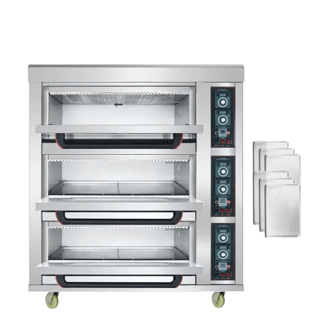 ADH Commercial Electric Baking Oven 3 decks 6 trays