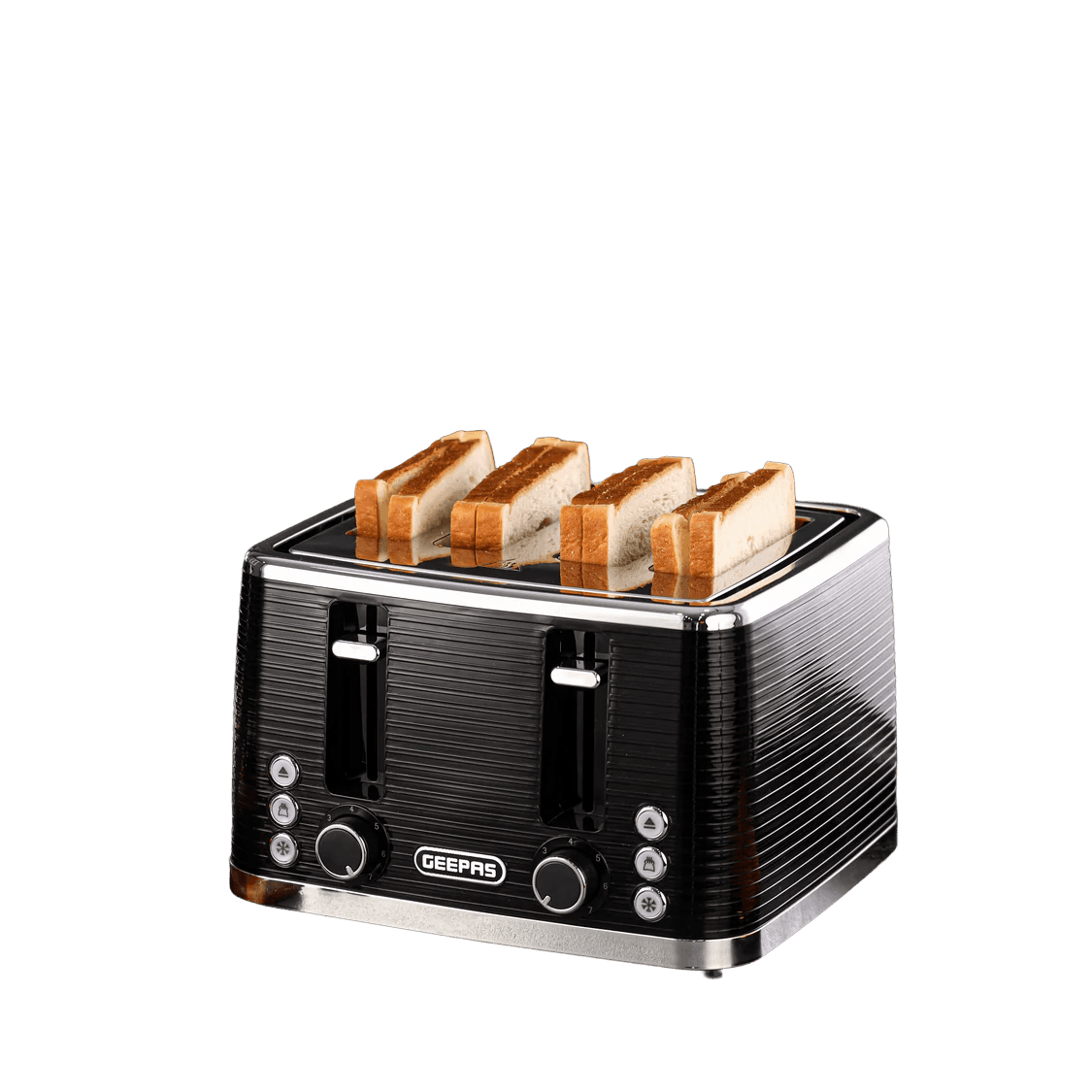 Geepas GBT36537 4-Slice Bread Toaster, 1350- 1600W Power