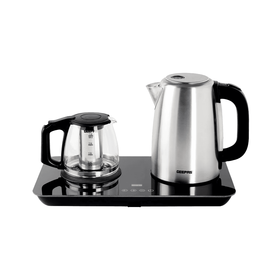 Geepas 2 In 1 Digital Tea Maker - Stainless Steel Filter