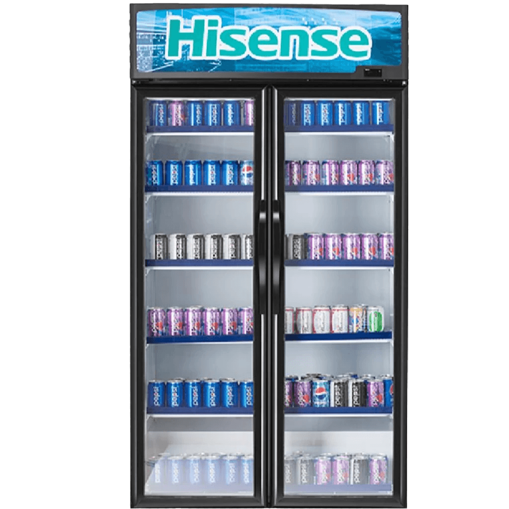 Hisense 810 Liters 2 Door Side By Side Display Beverage Chiller