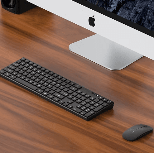 2.4G Wireless Keyboard and Mouse Combo Computer Ergonomic Keyboard with mouse