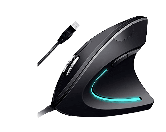 Ergonomic Optical Vertical Adjustable DPI 800/1200 Wired Computer Mouse