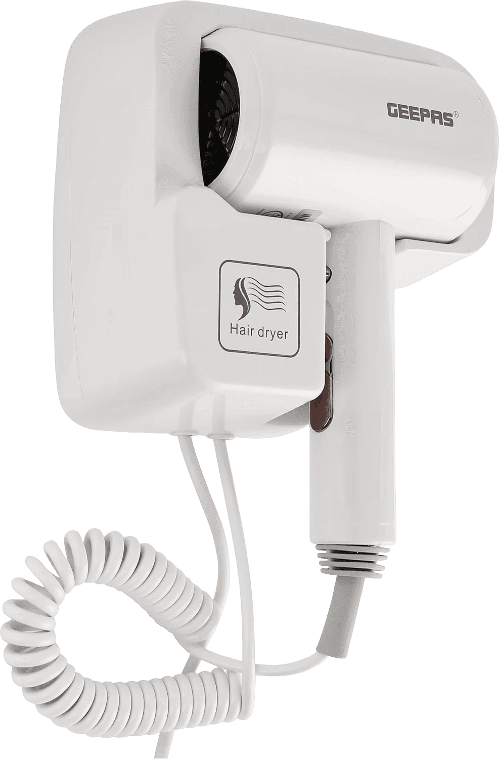Geepas 1200 W Wall Mounted Hair Dryer -GHD86073