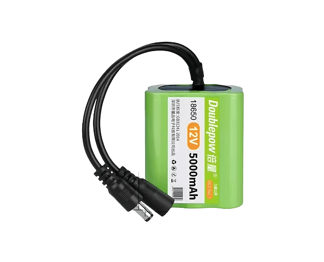 12V 5000mAh Lithium Ion Rechargeable Battery Pack