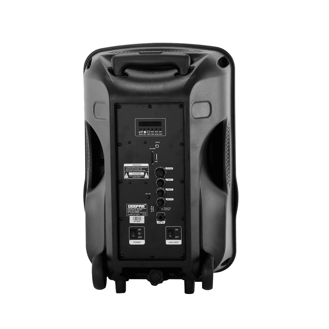 Geepas GMS8568 Portable & Rechargeable Professional Speaker