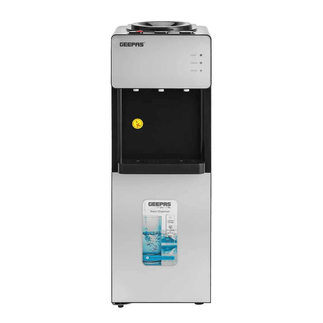 Geepas GWD17039 Water Dispenser with Cabinet