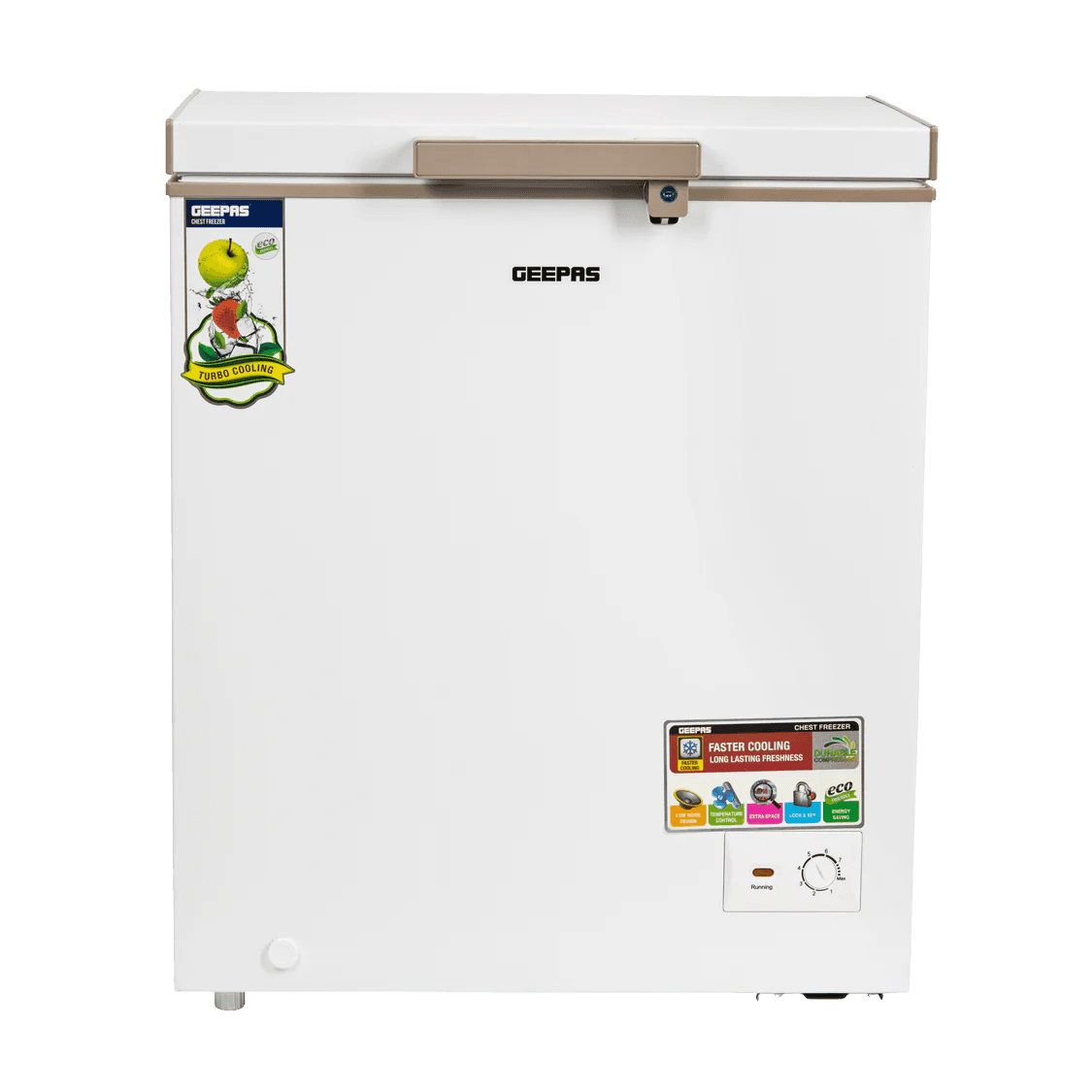 Geepas Chest Freezer-GCF1750SAX
