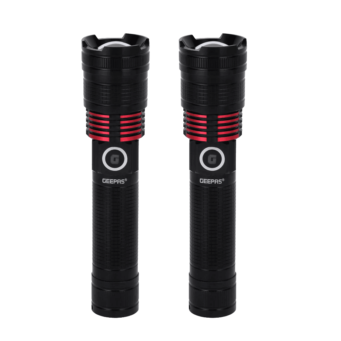 Geepas Rechargeable LED Flashlight- GFL4667