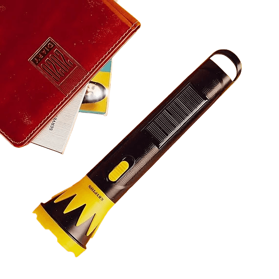 Krypton Rechargeable LED Torch with Solar Panel- KNFL5159