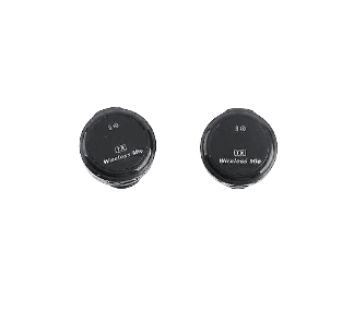 2PCS Wireless Lavalier Magnetic 2.4GHz Noise Canceling Type C Clip On LapeMicrophone with Charging Case for Video Recording Streaming Black