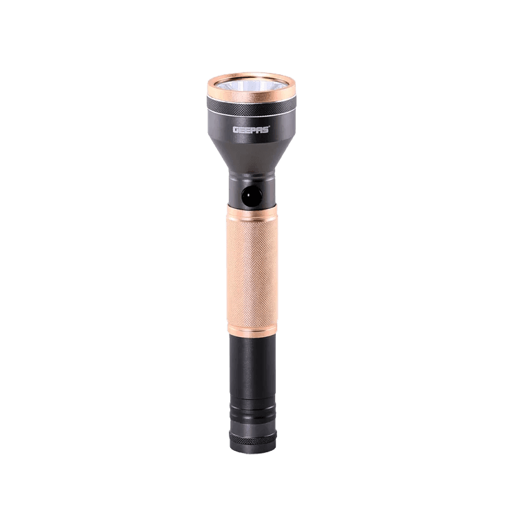 Geepas GFL4666 Torch 216 mm Rechargeable LED Flashlight
