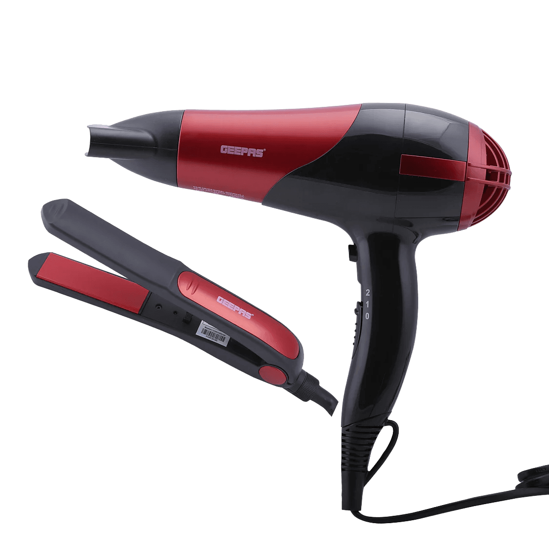 Geepas GHF86036 Hair Dryer & Hair Straightener Combo
