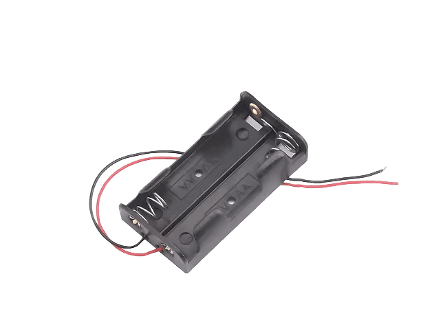 2xAA 3V Battery Holder with 2 wire leads 2xAA Batteries in series
