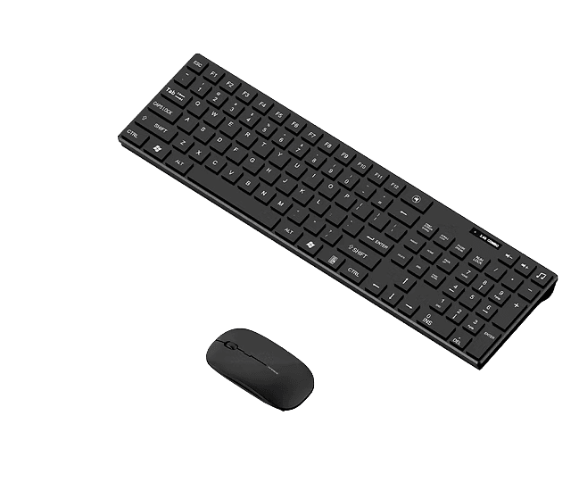 2.4G Wireless Keyboard and Mouse Combo Computer Ergonomic Keyboard with mouse