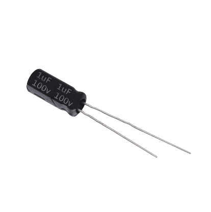 Capacitor Aluminum 1uF 100V