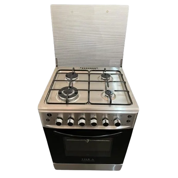 IQRA 60x60cm Cooker; 4 Gas with Gas Oven, Pulse Ignition - IQ-FC6601SS
